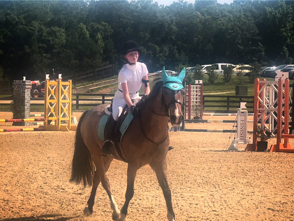 Kate and Hermes at Poplar Place Farm